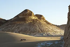 Monuments: Limestone formations White Desert Eastern Sahara Egypt