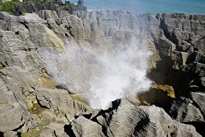 Outcrops: Limestone outcrops on cliffs