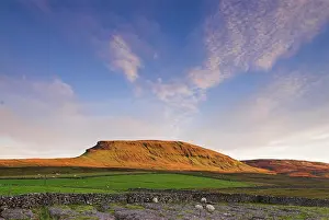 Filled: Limestone and Pen-Y-Ghent against colourful morning