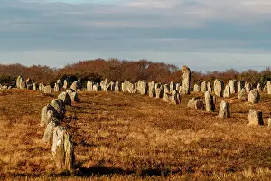 Bretagne: line of menhirs at Ménec