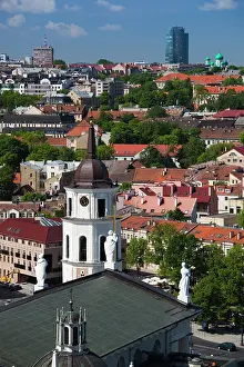 Lithuania: Lithuania, Vilnius, elevated city view from