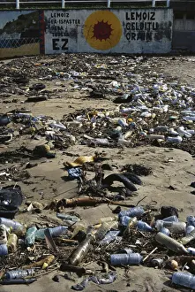 Littered: Littered Beach, Bay of Biscay, Spain