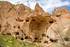 Dwelling: Living caves, Zelve Valley, fantastic tuff formations