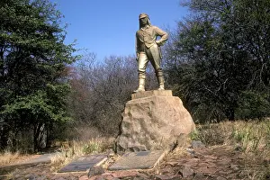 Mosi: Livingstone Memorial at Victoria Falls - now called