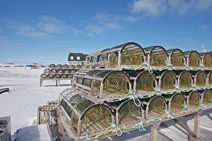 Stored: Lobster and Crab traps stored for the winter
