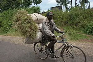 Cycling: Local Man - cycling between Ol Pejeta Conservancy