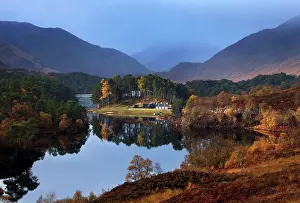 Affric: Loch Affric in autumn on a calm morning - October