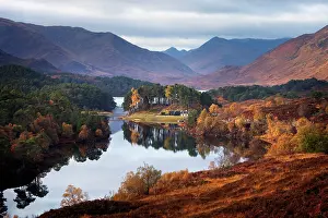 Affric: Loch Affric in autumn on a calm morning - October