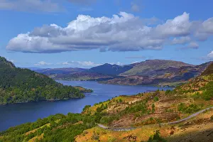Kyle: Loch Duich - view from a hill near Keppoch onto