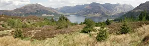 Lochs: Loch Duich viewed from Bealach Ratagain, Scotland