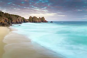Logan: Logan Rock and Pednvounder Beach - Sunset