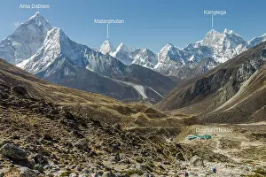 Settlement: Looking back from the steep approach to Thokla on