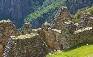 Inca: Lost City, details of ancient Inca buildings, Machu Picchu