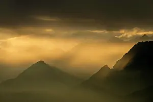 Schwaz: Lower Inn Valley at dusk, Schwaz, Tyrol, Austria