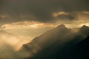 Schwaz: Lower Inn Valley at dusk, Schwaz, Tyrol, Austria