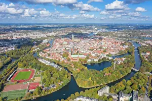 Church: Luebeck aerial