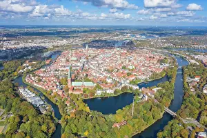 Church: Luebeck aerial