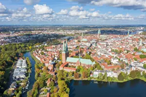 Church: Luebeck aerial