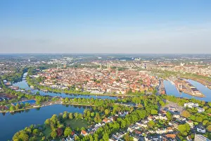 Church: Luebeck aerial