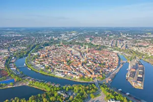 Church: Luebeck aerial