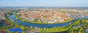 Church: Luebeck aerial