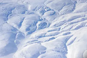 Floe: Luftaufnahme von Gletschern bei Groenland, 19.04.2023