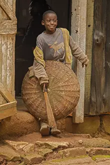 Kakamega: Luhya boy, Kakamega forest, Kenya