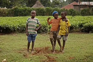 270917: Luhya boys, Kakamega forest, Western province, Kenya