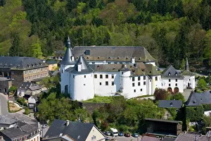 12th: Luxembourg, Clervaux. High angle view of