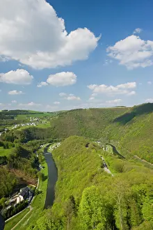 Luxembourg: Luxembourg, Sure River Valley. Bourscheid