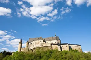 Fortified: Luxembourg, Vianden. Vianden Chateau (b