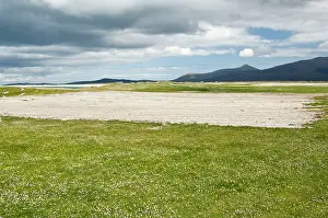 Machair: Machair - Showing rotational use of land with ploughed area