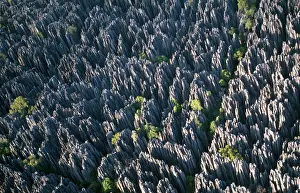 Tsingy: Madagascar - Aerial of Tsingy de Bemahara National