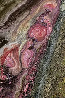 Rift: Magadi lake in Kenya, Patterns