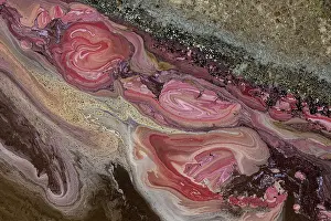 Rift: Magadi lake in Kenya, Patterns