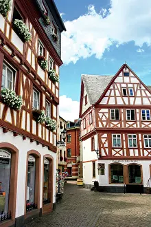 Mainz: Mainz, Germany, Typical Crossed-Timbered