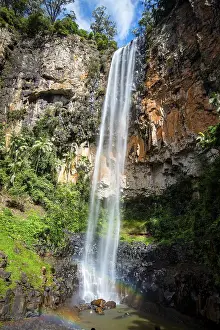 Brook: The majestic and iconic Purling Brook Falls on a w