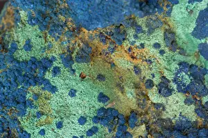 Azurite: Malachite and Azurite - Copper minerals from Oujda Morocco