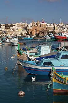 Malta: Malta, Southeast, Marsaxlokk, harbor and