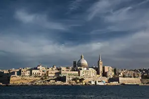 Malta: Malta, Valletta, skyline with St. Paul's