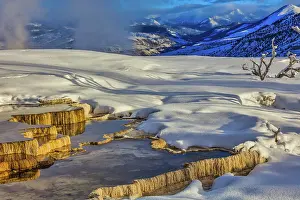 Mammoth: Mammoth Hot Springs area of Yellowstone National