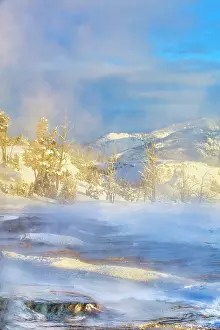 Mammoth: Mammoth Hot Springs in Yellowstone National Park