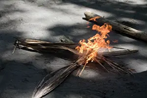 Methods: Man from Tanna Island, Vanuatu demonstrating traditional