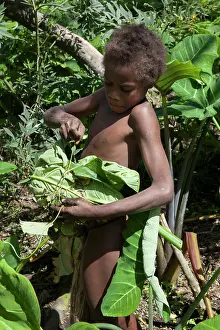 Vanuatu: Mangao, 8 years old, the future chieftain of his