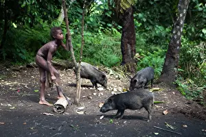 Vanuatu: Mangao, 8 years old, the future chieftain of his