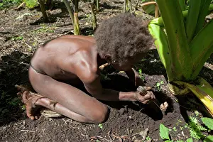 Vanuatu: Mangao, 8 years old, the future chieftain of his