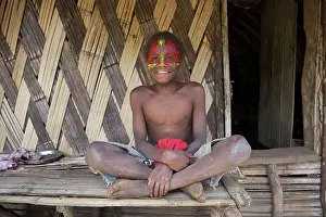 Vanuatu: Mangao, 8 years old, the future chieftain of his
