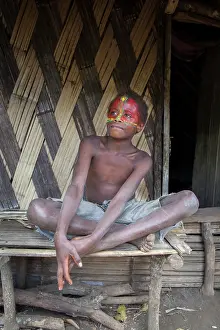 Vanuatu: Mangao, 8 years old, the future chieftain of his