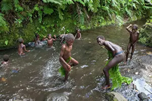 Vanuatu: Mangao, 8 years old, the future chieftain of his