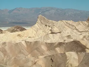 Beacon: Manley Beacon and the eroded badlands around Zabriskie